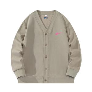 Свитшот Unisex V-образный вырез Moderate Regular WARRIOR, бежевый coffee