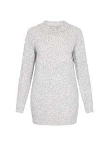 Женский свитер светло-серого меланжевого цвета DreiMaster Vintage