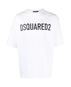 Белая футболка для мужчин Dsquared2, белый