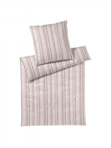 Постельное белье Waterstripe в цвете Rouge Elegante, 155 x 220 + 80 x 80 см