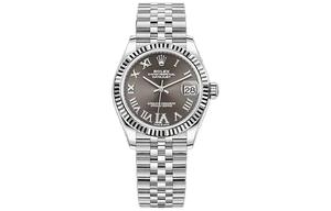ROLEX Часы женские Datejust Collection Automatic Mechanical Movement 31 мм с серым циферблатом