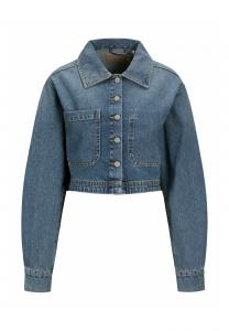 Блузка на пуговицах NORMAL GESCHNITTEN KRAGEN TIEF ANGESETZTE SCHULTER JJXX, цвет Medium Blue Denim
