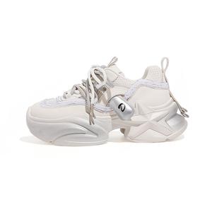 DAPHNE Женские устойчивые к истиранию массивные кроссовки низкие бело-серые, цвет White Gray