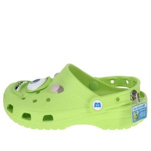Сандалии x monsters inc. classic clog Crocs, зеленый