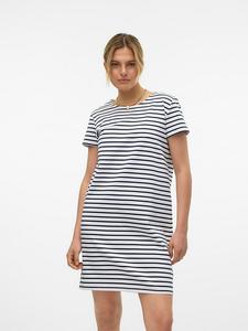 Короткое платье Vero Moda, цвет dunkelblau/weiß