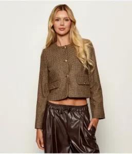 Шерстяной блейзер Corina modern fit Barbour, коричневый