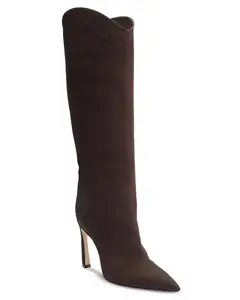 Женские сапоги на высоком каблуке с острым носком Maryana Sculpt Schutz, коричневый