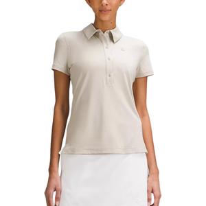 Быстросохнущая поло для женщин Lululemon, Desert Umber/Movt
