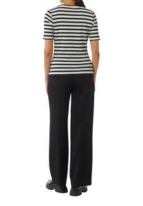 Принт на футболке comma, кремовый