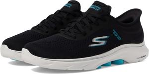 Кроссовки SKECHERS Performance Go Walk 7 Valin Hands Free Slip-Ins, цвет Black/Aqua