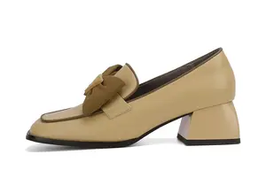 Лоферы женские с низким верхом Vedullar, цвет Apricot