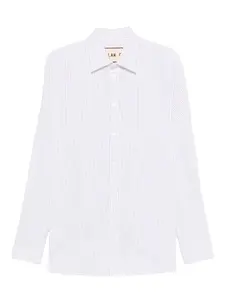 Рубашка в полоску Plan C, белый