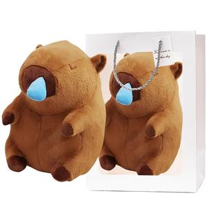 Плюшевая кукла Extra Large Chubby Capybara, Snotty Nose Dolls высотой 25/35/45/60/80/100 см Bobby Bear