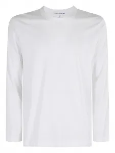 Футболка с длинными рукавами и логотипом Comme Des Garçons Shirt, белый