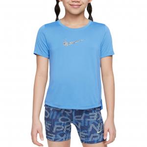 Nike Футболка Dri Fit синяя для подростков