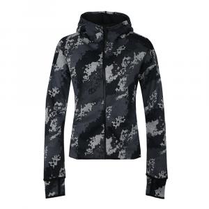 Adidas Куртка Zne AOP женская серая камуфляжная, Gray Camouflage