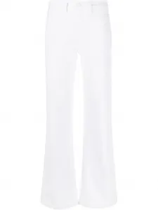 Джинсы с карманами PAIGE, белый