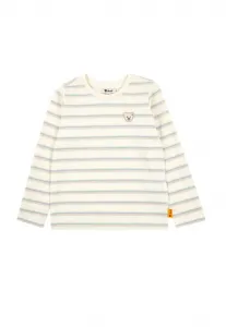 Футболка с длинными рукавами с изображением динозавра Steiff, Eggnog