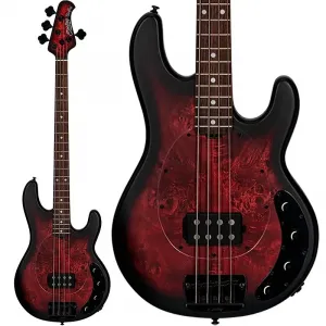Sterling от MUSICMAN Ray34PB (Темно-алый градиентный сатин)