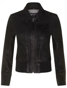 Женская кожаная куртка MA-1 Varsity Jacket - Ann Arbor Infinity Leather