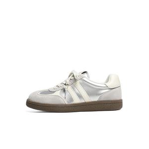 RED DRAGONFLY Низкие женские скейтерские кеды серебристо-серые, цвет Silver Gray