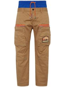 DSQUARED2 брюки карго, коричневый