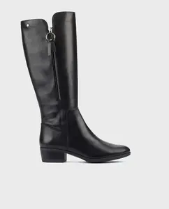 Женские кожаные ботинки на молнии Pikolinos, черный