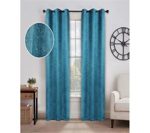 Комплект из 2 плотных штор Senna Textured Blackout, 42" x 96" Superior, Deep sea