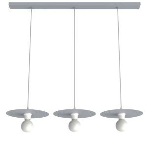 Подвесной светильник Lumicom Nina, 30x30x30 см, серый