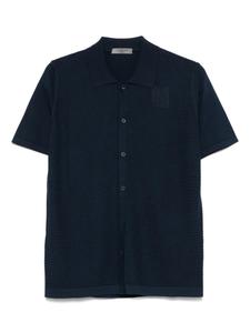 Вязаная рубашка Corneliani, синий
