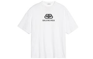 Футболка женская Balenciaga с логотипом, белый