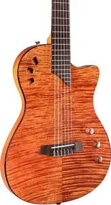 Классическая акустически-электрическая гитара Cordoba Stage Thinline, верхняя дека из массива ели, натуральный янтарный цвет