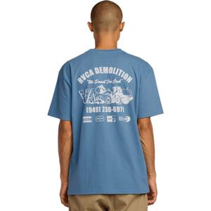 Рубашка Demo с коротким рукавом Rvca, синий