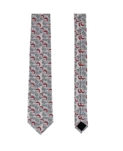 Мужской шелковый галстук с оригинальным рисунком Санта-Клаус наблюдает TRAFALGAR, Cream