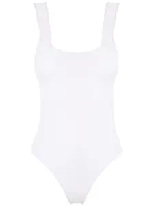 Купальник с вырезом Amir Slama, белый