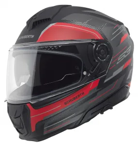 Шлем Schuberth S3 Apex Schuberth Helmets, антрацит/красный