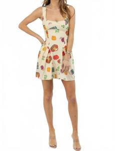 Мини-платье Market в кремово-многоцветном Bailey Rose