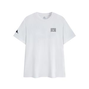 Футболка мужская корейская белая Kappa, Korean White-012