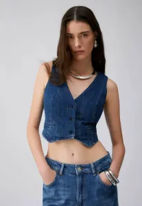 Жилет, украшенный стразами Liu Jo, Blue