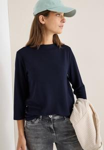 Топ Cecil STRUKTUR, Blau/Dark Blue