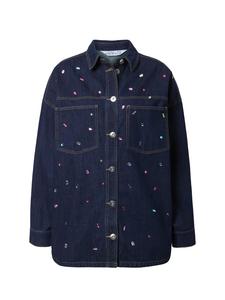 Блузка-рубашка из темно-синего денима Studio Untold