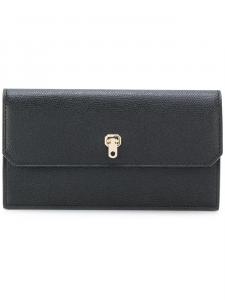 Valextra кошелек с вынимаемой кредитницей, черный