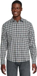 Мужская спортивная рубашка Reiner с длинным рукавом и карманом UNTUCKit, Navy