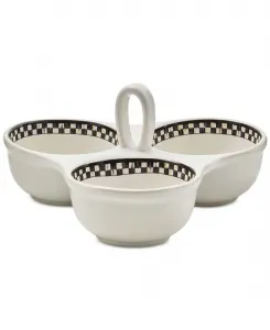 Миска для закусок Mackenzie-Childs, белый/черный