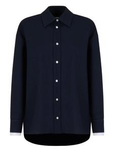 Рубашка из натуральной шерсти Marni, синий