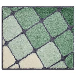 Коврик для ванной Grund Shanga, 50x18x60 см, зеленый/белый