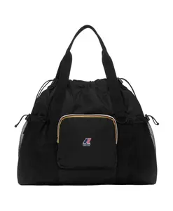 Складная сумка-шоппер, черная K-Way, черный