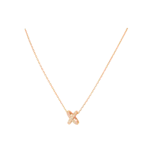 Колье Chaumet Jeux de liens из розового золота и бриллиантов