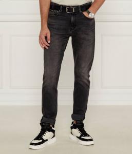 Джинсы мужские Calvin Klein Jeans облегающего кроя, черный