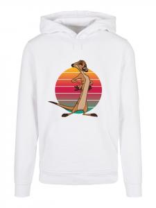 Пуловер F4NT4STIC Basic Disney König der Löwen Timon Sunset, белый